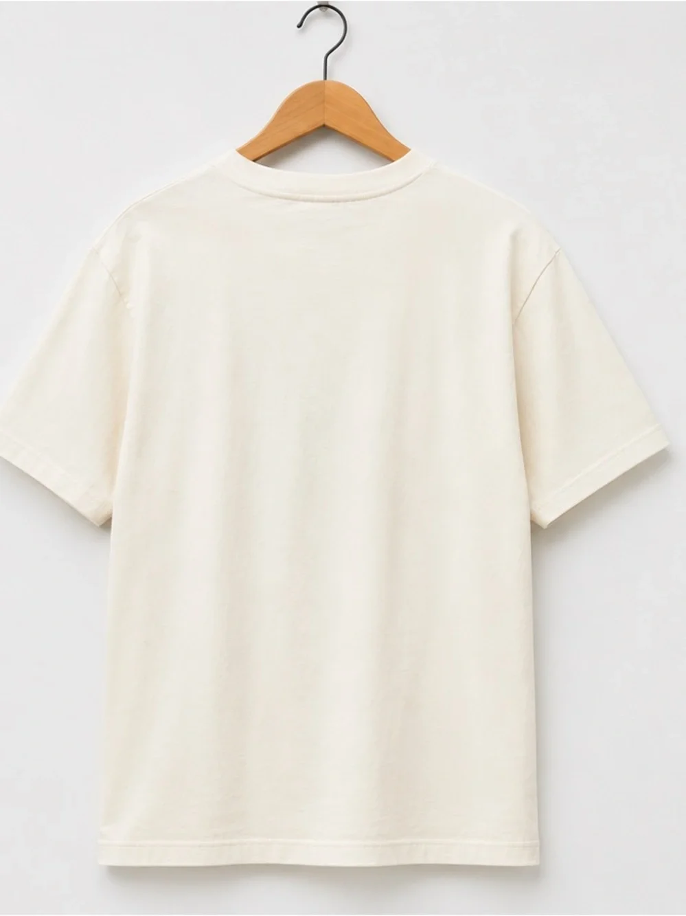 Stüssy Basic Crewneck T-Shirt Cream Off White 100% Cotton